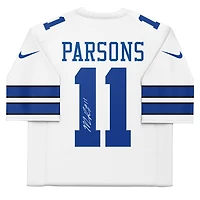 Maillot Nike dédicacé par Micah Parsons White Dallas Cowboys