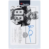 Carte Panini National Treasures HOF Signatures n° 9 #23/25 autographiée par Michael Irvin des Cowboys de Dallas 2014