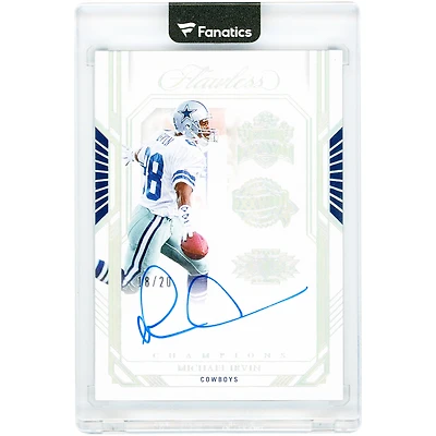 Michael Irvin Dallas Cowboys Autographed 2023 Panini Flawless Champions #3X-MIN #18/20 Card