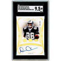 Carte autographiée de Michael Irvin (Dallas Cowboys) - Panini Flawless 3X Champions Signatures 2024, n° 3X-MIN, n° 8/25, authentifiée SGC (note 9,5).