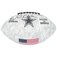 Michael Irvin Dallas Cowboys Autographed 2024 Salute To Service Wilson Football 