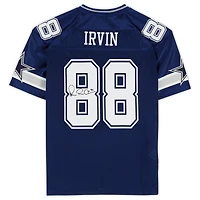 Maillot authentique autographié bleu 1996 Mitchell & Ness des Cowboys de Dallas de Michael Irvin
