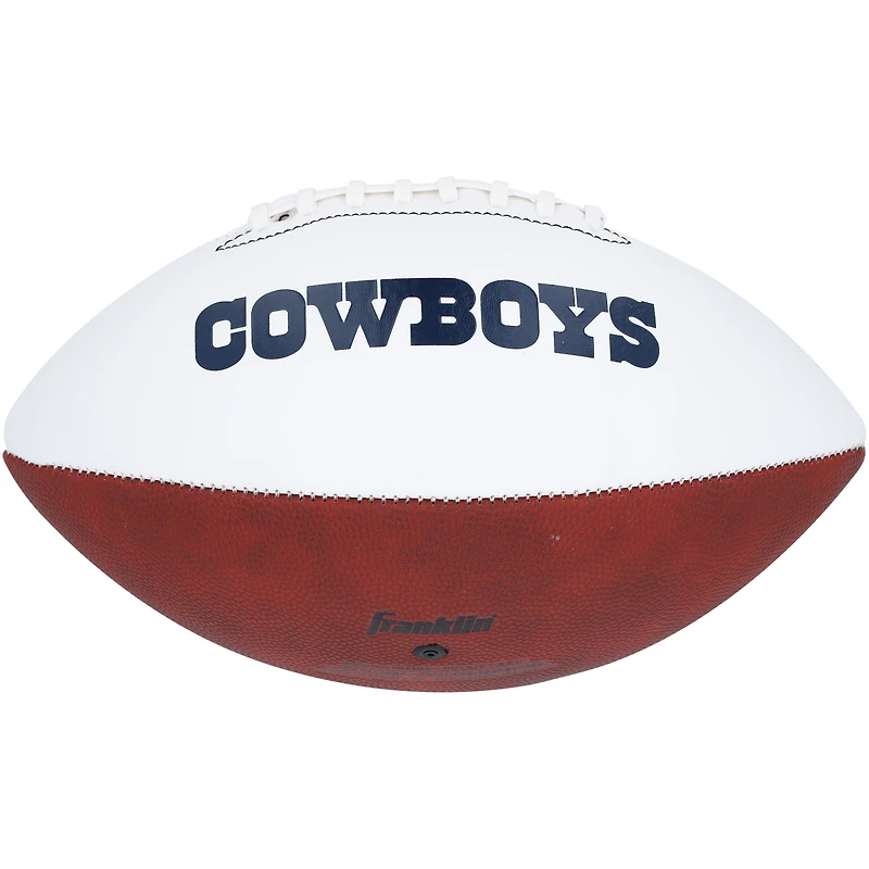 Michael Irvin Dallas Cowboys Autographed Franklin White Panel Football 