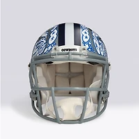 Casque Riddell Speed ​​Authentic autographié par Michael Irvin (Dallas Cowboys) - Illustration par JK5 - Édition limitée n° 1/1