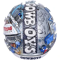 Michael Irvin Dallas Cowboys Autographed Riddell Speed Authentic Helmet with Multiple Inscriptions - Art by Charles Fazzino - RG13340223