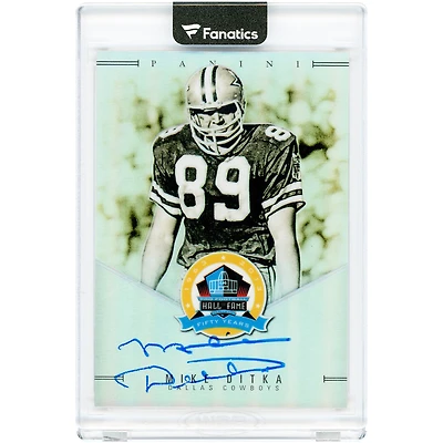 Mike Ditka Dallas Cowboys Autographed 2019 Panini Hall Of Fame #MD #50/50 Card
