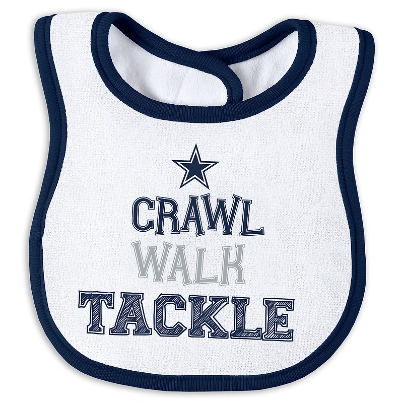 Ensemble de nuit et jeu pour nouveau-nés nourrissons par Erin Andrews Dallas Cowboys