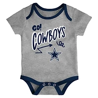Newborn Outerstuff Dallas Cowboys All Day Play Three-Piece Bodysuit Set