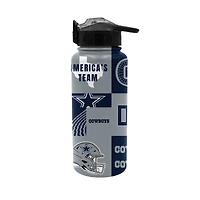 Pegasus Dallas Cowboys 32oz. Local Slogan Press Top Water Bottle