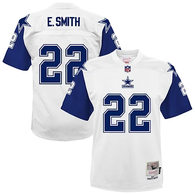 Maillot blanc Mitchell & Ness Emmitt Smith des Cowboys de Dallas 1994, héritage alternatif