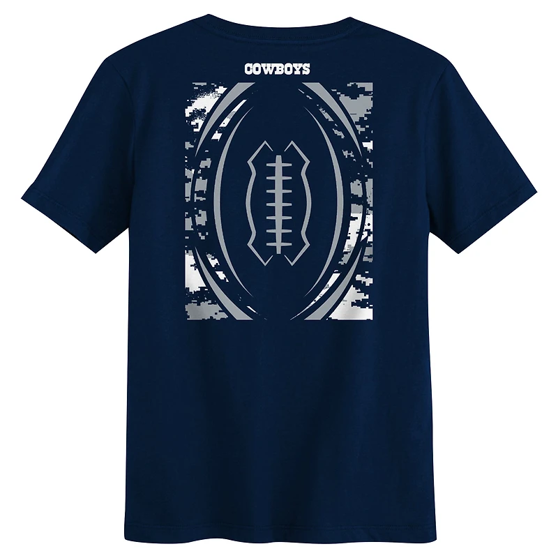 T-shirt Blitz des Cowboys de Dallas la marine préscolaire