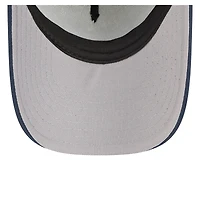Casquette ajustable New Era blanche et marine Dallas Cowboys Streak A-Frame 9FORTY pour enfants d'âge préscolaire