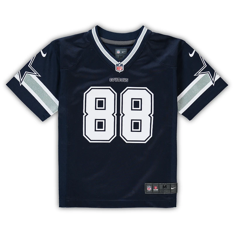 Maillot de match Nike CeeDee Lamb Navy Dallas Cowboys pour enfants d'âge préscolaire