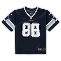 Maillot de match Nike CeeDee Lamb Navy Dallas Cowboys pour enfants d'âge préscolaire