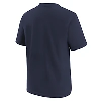 T-shirt Nike bleu marine avec logo des Dallas Cowboys pour enfants d'âge préscolaire