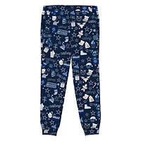 Preschool Outerstuff Navy Dallas Cowboys Chestnut Holiday Sleep Set
