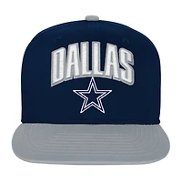 Casquette ajustable Outerstuff bleu marine Dallas Cowboys Essentials pour enfants d'âge préscolaire