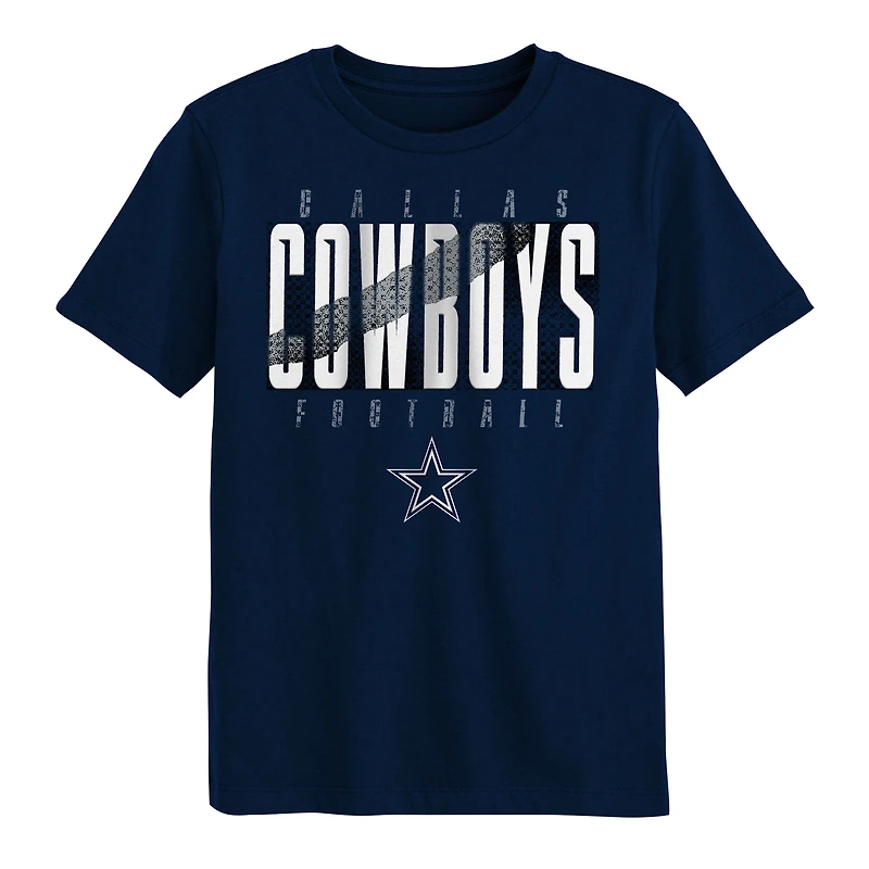 Preschool Outerstuff Navy Dallas Cowboys Posterize T-Shirt
