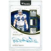 Randy White Dallas Cowboys Autographed 2025 Panini Immaculate Collection Triple Relic #IPCA-RWE #74/99 Card