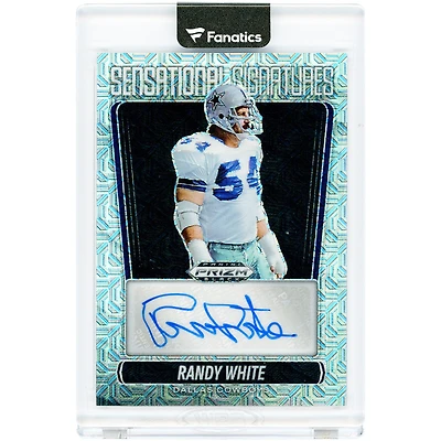Carte autographiée de Randy White (Dallas Cowboys) 2025 Panini Prizm Black Mojo Prizm Sensational Signatures #SS-RWE #6/25