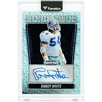 Carte autographiée de Randy White (Dallas Cowboys) 2025 Panini Prizm Black Mojo Prizm Sensational Signatures #SS-RWE #6/25