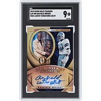 Rayfield Wright Dallas Cowboys Autographed 2018 Panini Gold Standard Gold Jacket Signatures #GJS-RW #28/49 SGC Authenticated 9 Card