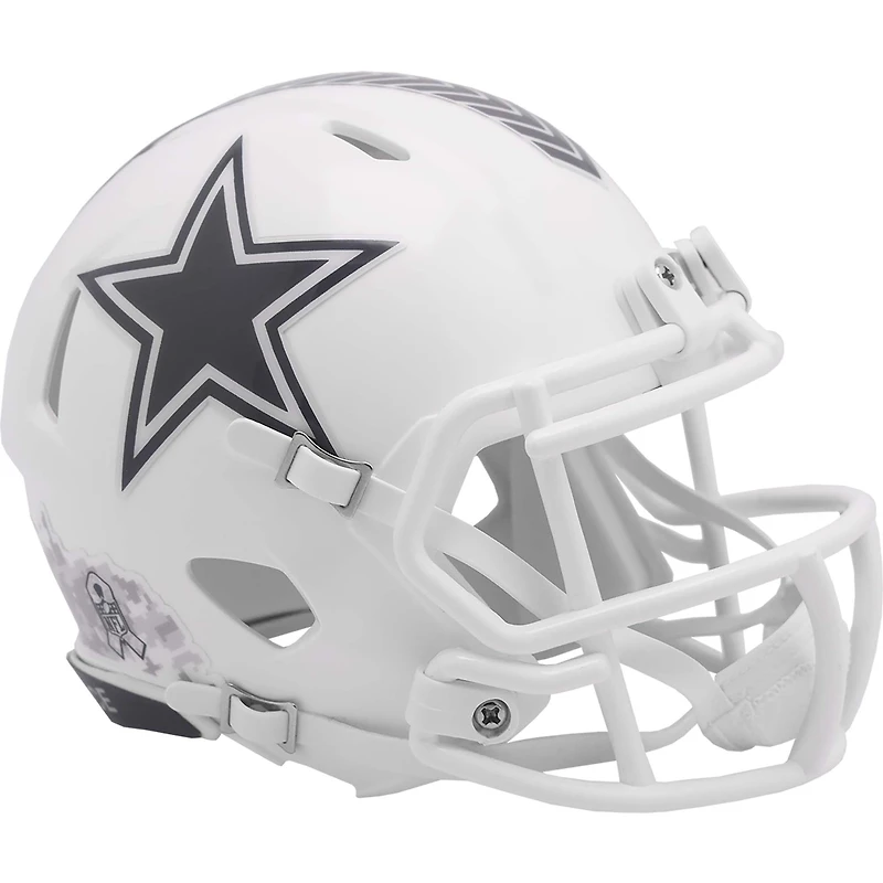 Casque Riddell Dallas Cowboys 2024 Salute To Service Speed ​​Mini