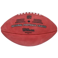 Ballon de football américain Duke en couleur, autographié par Roger Staubach et Tony Dorsett, des Dallas Cowboys.
