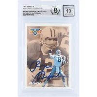Carte autographiée par Roger Staubach (Dallas Cowboys), 1991 Pinnacle The Idols n° 383, authentifiée par Beckett Fanatics Witnessed (10 cartes).