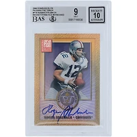 Roger Staubach Dallas Cowboys Autographed 2000 Donruss Elite Passing The Torch #PT-9 #/1500 Beckett Fanatics Witnessed Authenticated 9/10 Card