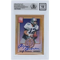 Roger Staubach Dallas Cowboys Autographed 2000 Donruss Passing the Torch #PT-17 Beckett Fanatics Witnessed Authenticated 10 Card