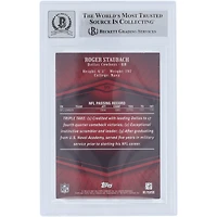 Roger Staubach Dallas Cowboys Autographed 2007 Topps Triple Threads #99 #/1449 Beckett Fanatics Witnessed Authenticated 10 Card