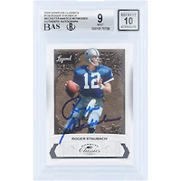 Roger Staubach Dallas Cowboys Autographed 2009 Donruss Classics #139 #/999 Beckett Fanatics Witnessed Authenticated /10 Card