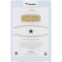 Roger Staubach Dallas Cowboys Autographed 2018 Panini Flawless Draft Gems Platinum #DG-RS #1/1 Card