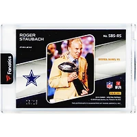 Carte autographiée de Roger Staubach, champion du Super Bowl 2019 des Dallas Cowboys, Panini Spectra Signatures #SBS-RS #5/15