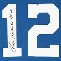 Roger Staubach Dallas Cowboys Autographed Blue Authentic Mitchell & Ness Jersey with "HOF 85" Inscription