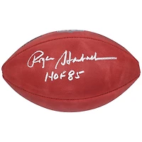 Roger Staubach Dallas Cowboys Autographed Duke Full Color Football with "HOF 85" Inscription