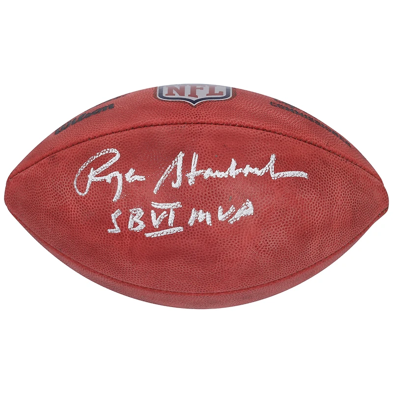 Roger Staubach Dallas Cowboys Autographed Duke Full Color Football with "SB VI MVP" Inscription