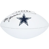 Roger Staubach Dallas Cowboys Autographed Franklin White Panel Football 