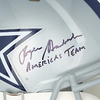 Roger Staubach Dallas Cowboys Autographed Riddell Speed Authentic Helmet with "America's Team" Inscription