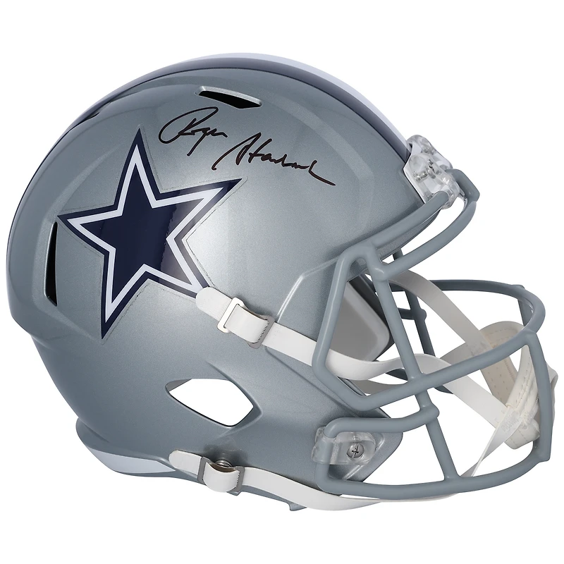 Roger Staubach Dallas Cowboys Autographed Riddell Speed Replica Helmet