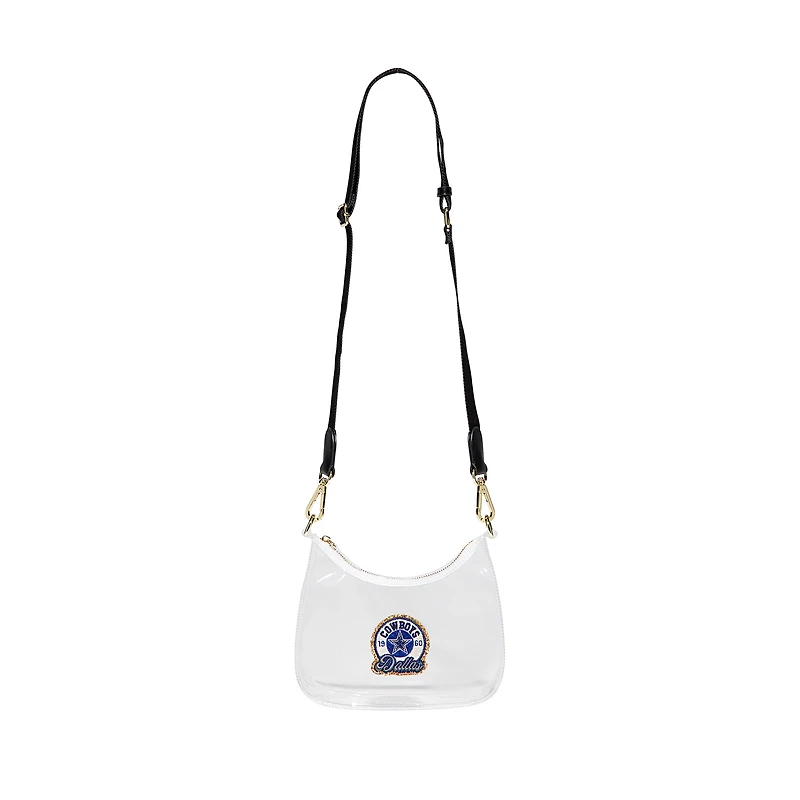 Stoney Clover Lane Dallas Cowboys Clear Curved Crossbody