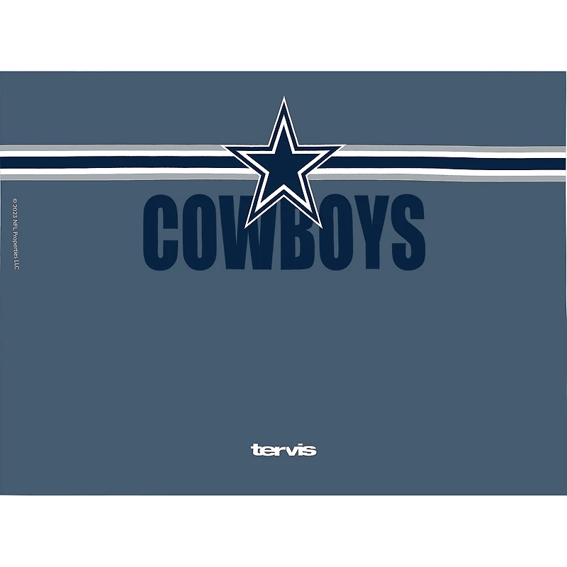 Gobelet classique Tervis Dallas Cowboys de 24 oz avec couvercle à paille Go the Distance