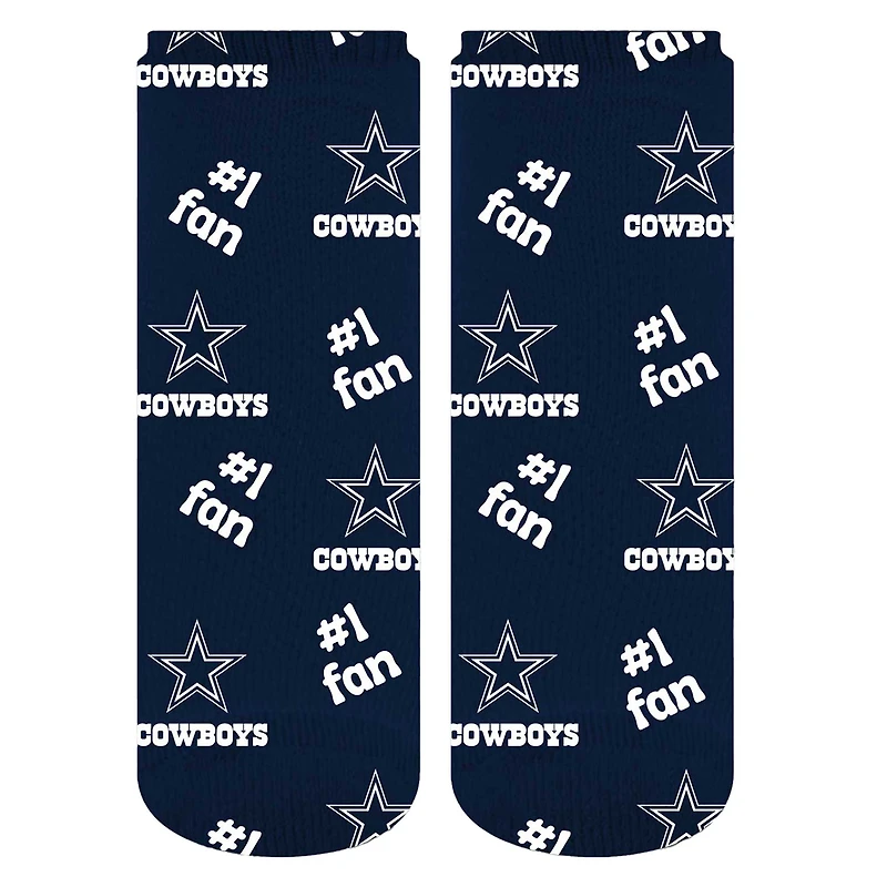 Chaussettes pour tout-petits pieds nus Dallas Cowboys #1 Fan