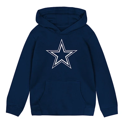 Sweat à capuche bleu marine avec logo Dallas Cowboys pour tout-petit