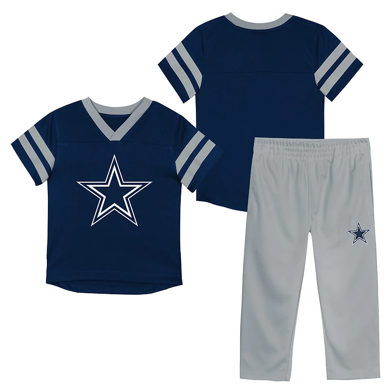 Ensemble maillot et pantalon Red Zone des Dallas Cowboys pour tout-petit, bleu marine