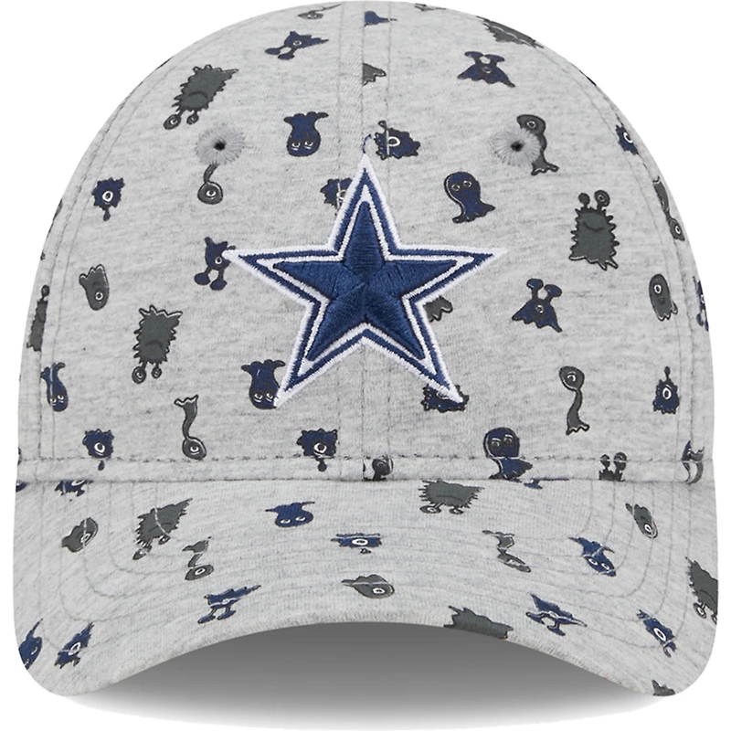 Casquette New Era Dallas Cowboys Critter 9FORTY Flex grise pour tout-petit
