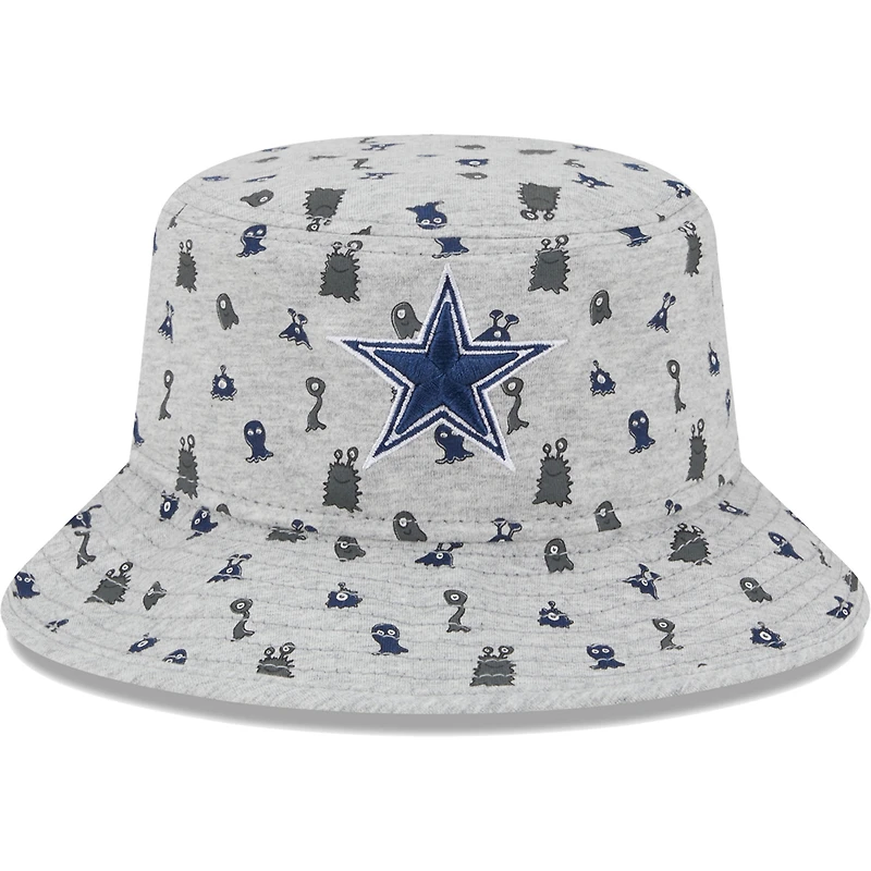 Toddler New Era Gray Dallas Cowboys Critter Bucket Hat