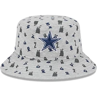 Toddler New Era Gray Dallas Cowboys Critter Bucket Hat