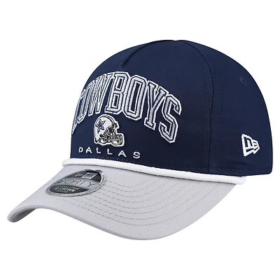 Toddler New Era Navy Dallas Cowboys Arch COOLERA 9FORTY A-Frame Adjustable Hat